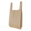 T-Shirt Bag Medium Non Woven  Brown 500/cs