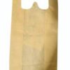 T-Shirt bag Large Non Woven  Brown 500/cs
