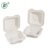 6x6 1-Compartment White container MFPP Clamshell 250/cs EP61
