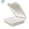 9x9 1-Com White container PP Clamshell 150/cs EP91