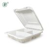 9x9x3 3 compartment clamshell container @150 EP93