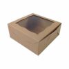 Pot Pie & Premium Cookies Box With Window, Kraft, 5 X 5 X 2.5, 200/Case