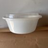 40oz PP White container with lid 150/CS-Y-40 W