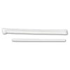 8" 5.6MM STRAW PP PAPPER WRAPPED WHITE 500/BOX