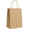 EcoSystems® Kraft Paper Bag With Rope Handle, 10" x 5" x 13", 250/Case